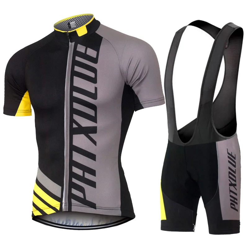 PHTXOLUE велосипедная одежда/быстросохнущая Mtb трикотажный комплект для велоспорта/велосипедная одежда Roupa Ciclismo летние велосипедные комплекты мужские - Цвет: 1