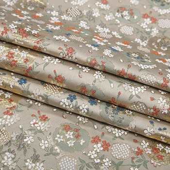 

75x100cm Imported Japanese style Metallic Jacquard Brocade Fabric,3D jacquard yarn dyed fabric forWomen Coat Dress Skirt