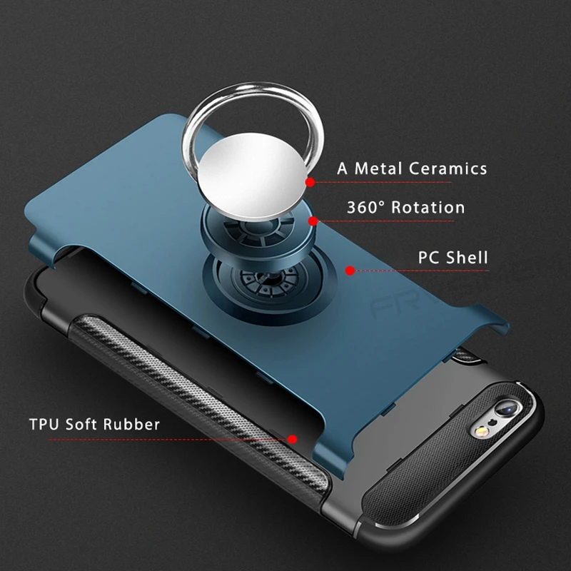 Роскошные противоударные Чехлы для iPhone X XS MAX XR 7 6 6s Plus 5 SE 8 8Plus металлический корпус