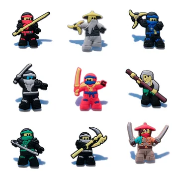 

500pcs Mixed Superheroes Cartoon PVC Badges Pins Brooches Pinback Button Clothes/Bag Decor Kid Party Gift Accessory Badges