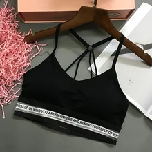 6 цветов женский укороченный топ на бретельках с буквенным принтом короткий дизайн топы на бретелях женские топы укороченные(B0381