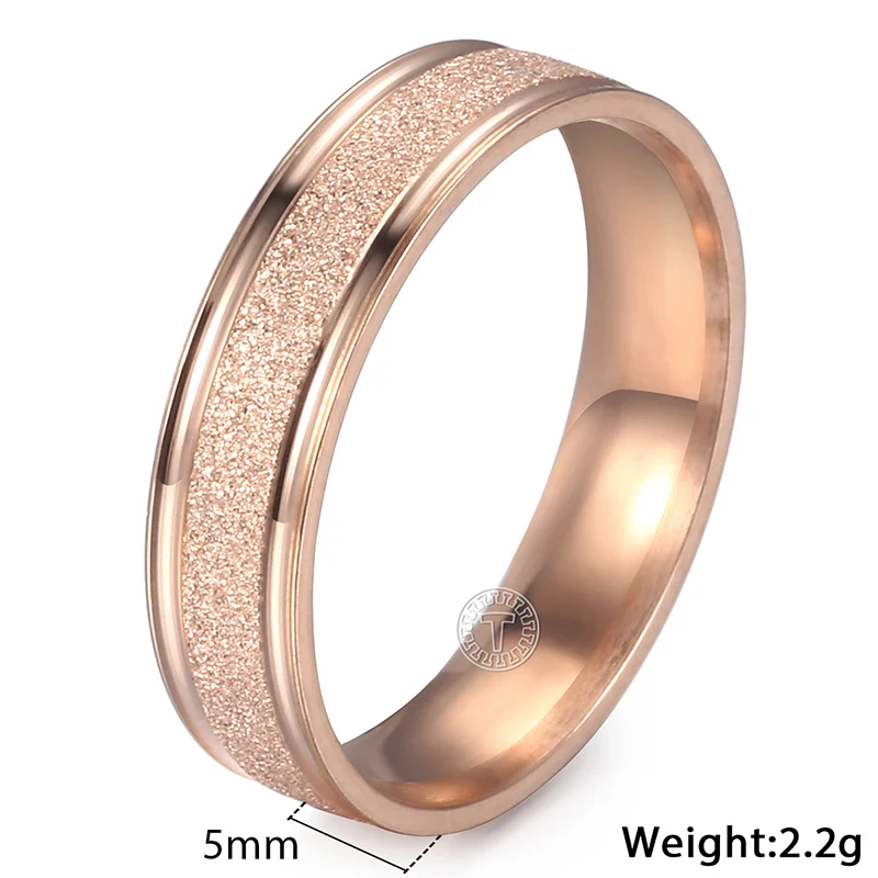 Trendsmax Wedding Rings For Men Women Stainless Steel Gold Silver Tone Womens Engagement Ring Fashion Jewelry 2018 Gifts KKRM31