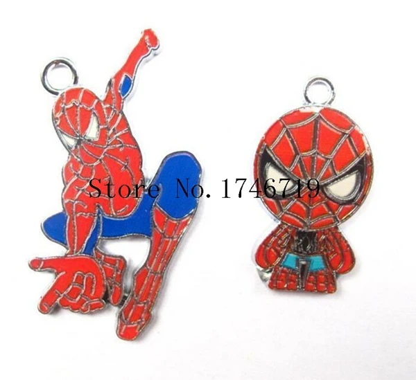 Aliexpress.com : Buy Hot Sale 10pcs Spiderman Metal Charms