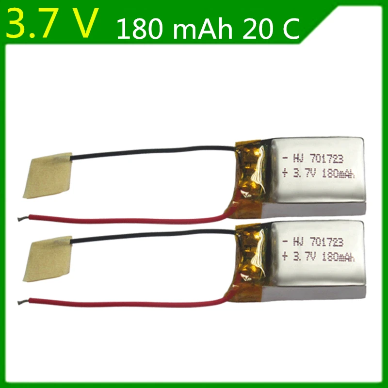 

3.7V 180mAh Lipo Battery Syma S107G model aircraft Linda six-axis aircraft X900 X901 701723 lipo 3.7v lipo battery 3.7v