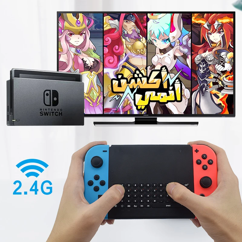 

2.4 G Wireless Game Keyboard For Nintend Switch Mini Gaming Keyboard Controller For Joy-Con NS Console