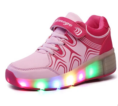 Niños zapatos Heelys Con luces Led niños Roller Con Ruedas al desgaste para niños Zapatillas Zapatillas Con Ruedas _ AliExpress Mobile