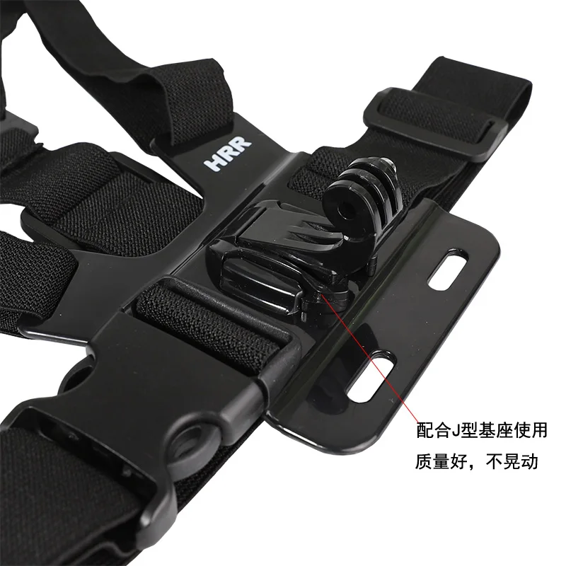 Chest Mount for Gopro Hero 9, 8, 7, 6, 5, 4, Session, 3+, 3, 2, 1, Hero  (2018) Action Camera Adjustable Body Belt Strap Harness by Maximalpower 