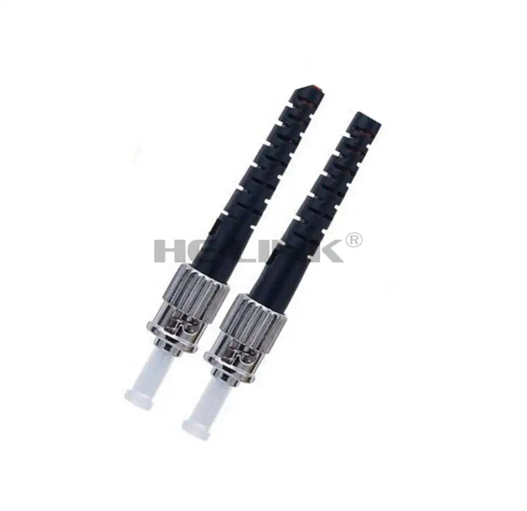 

LODFIBER 50M ST-ST Outdoor Armored 10G OM3 MM Duplex Fiber Optic Cable Patch Cord