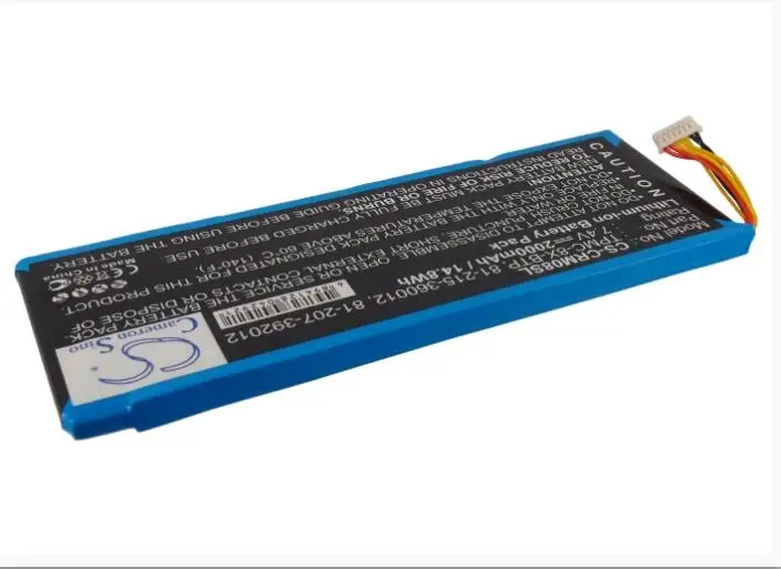 Аккумулятор Cameron Sino 2000mAh для CRESTRON 6502269 TPMC-8X 8X WiFi 8X-BTP 81-207-392012 81-215-360012 | Электроника