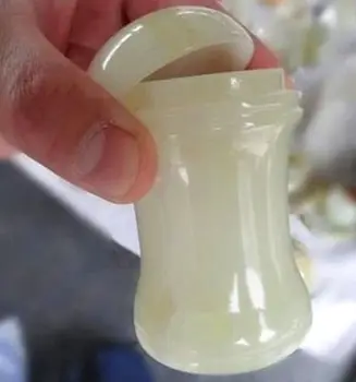 

Natural Afghan Jade Toothpick Box Home Jade Ornaments Jade Carving Crafts