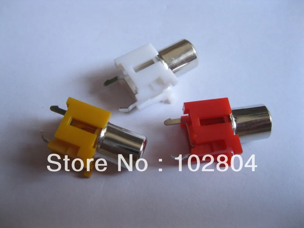 AV-8.4-9 AV Pin Jack 3 цвета RCA Female Аудио Видео разъем 15 шт. в партии | Обустройство дома