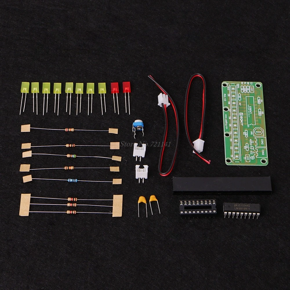 LM3915 звуковой сигнал звуковой индикатор уровня DIY Kit Электронная практика обучения