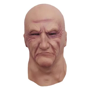 

Latex Old Man Mask Male Disguise Halloween Fancy Dress Head Rubber Adult Party Masks Masquerade Cosplay Props