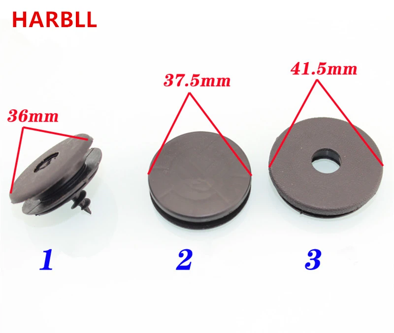 

HARBLL 6PCS Car 3D original mat non - slip buckle carpets deduction foot pad fixed plastic fasteners