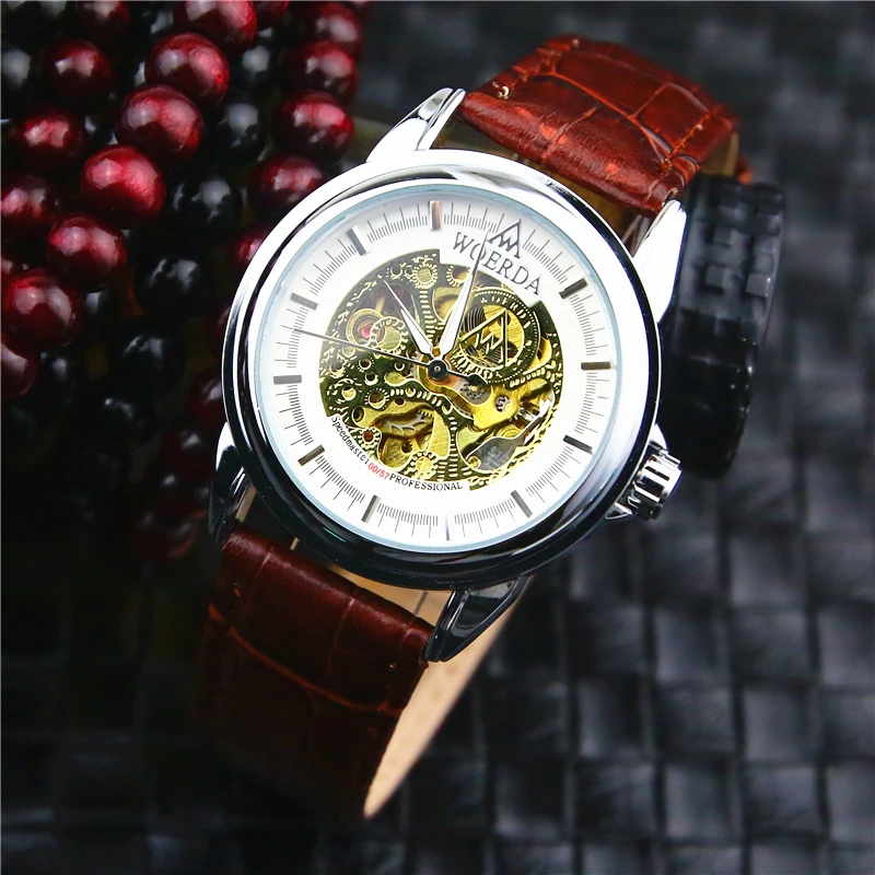 

Vansnan Skeleton Automatic Watch Men Waterproof Mens Tourbillon Mechanical Watches Top Brand Luxury Wristwatches With Gift Box