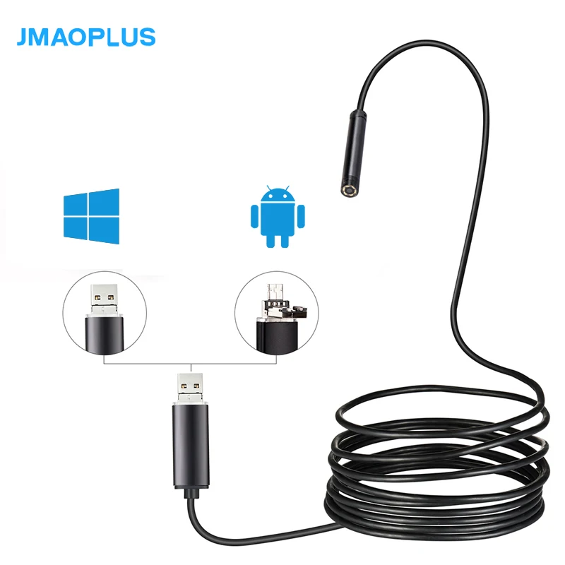 

HD 720P Android Endoscope 8mm Endoscope Camera Usb Endoscope Endoscopy Camera For Windows & Macbook PC Android Phone