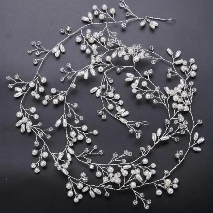 

Leaf Headband baroque Bridal Hairbands Crown Headpiece Headdress Wedding Hair Accessories Bride Tiara Jewelry