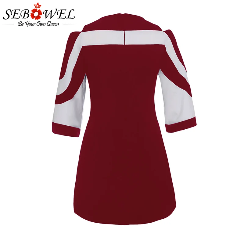 Burgundy-White-Colorblock-Dress-LC220190-3-6 