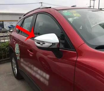 

For Mazda CX-5 CX5 2015 2016 ABS Chrome Side Mirror Cover Trim