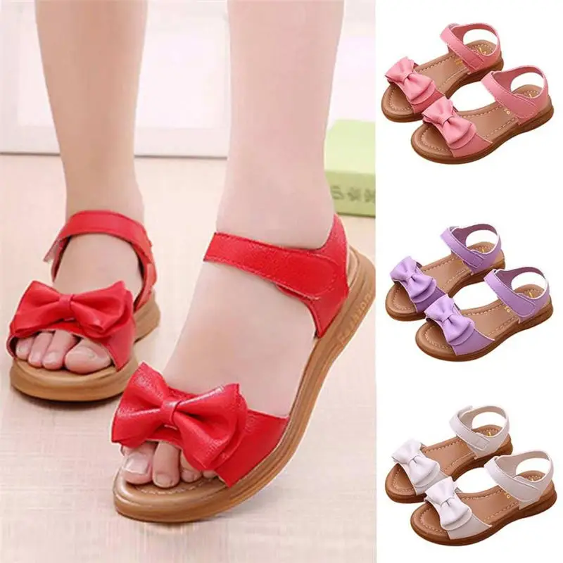 

1-9 Yeas Old Children Kids Infant Girls Bowknot Sandals Non-Slip Princess Shoes Toddler Fashion Sneakers shoes for girls
