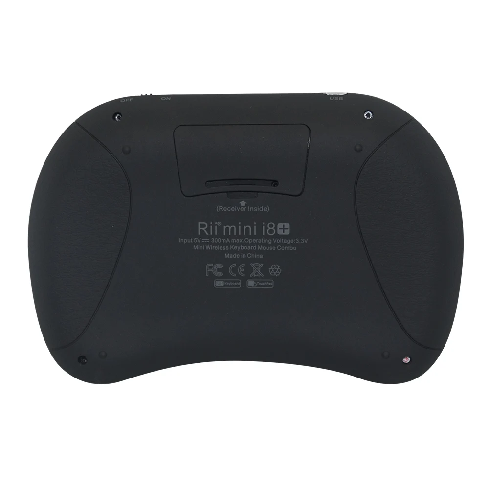 Teclado Inglês sem Fio Rii i8 Mais 2.4ghz Teclado Retroiluminado com Touchpad e Luz de Fundo para Mini pc Smart tv Android tv Box pc - Imagem 3