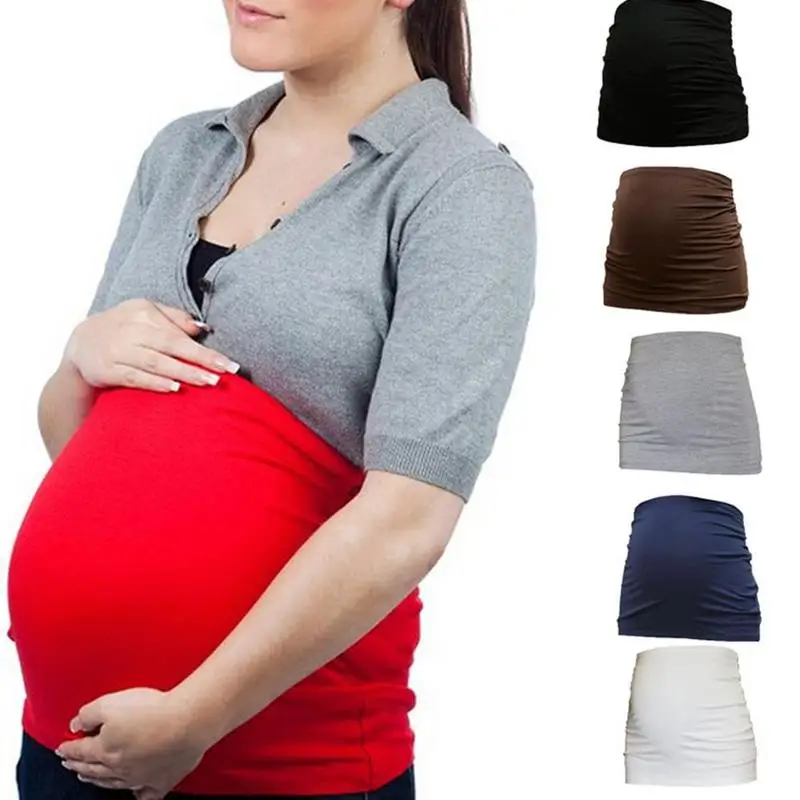 Mujeres Embarazadas Banda De Soporte Para El Vientre Cinturon Para La Barriga Banda Elastica Sin Costura Cuidado Prenatal Ropa Para Embarazadas Creeo Com Br