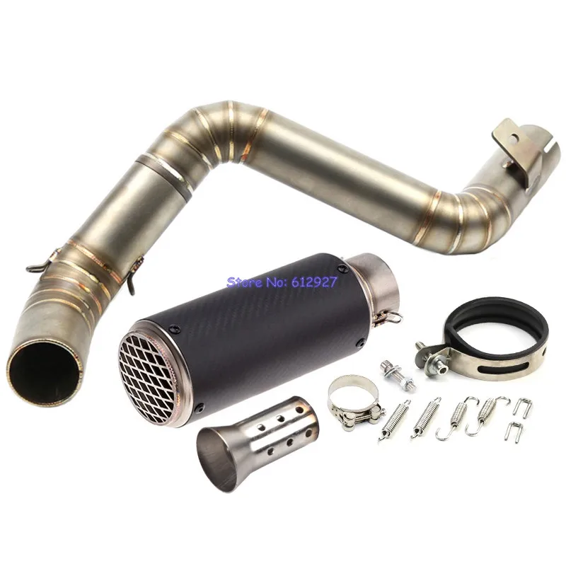 

Motorcycle KTM Duke 125 / Duke 200 / Duke 390 Exhaust Muffler Pipe System Slip On and Connect Mid Link Pipe (2012-2016)