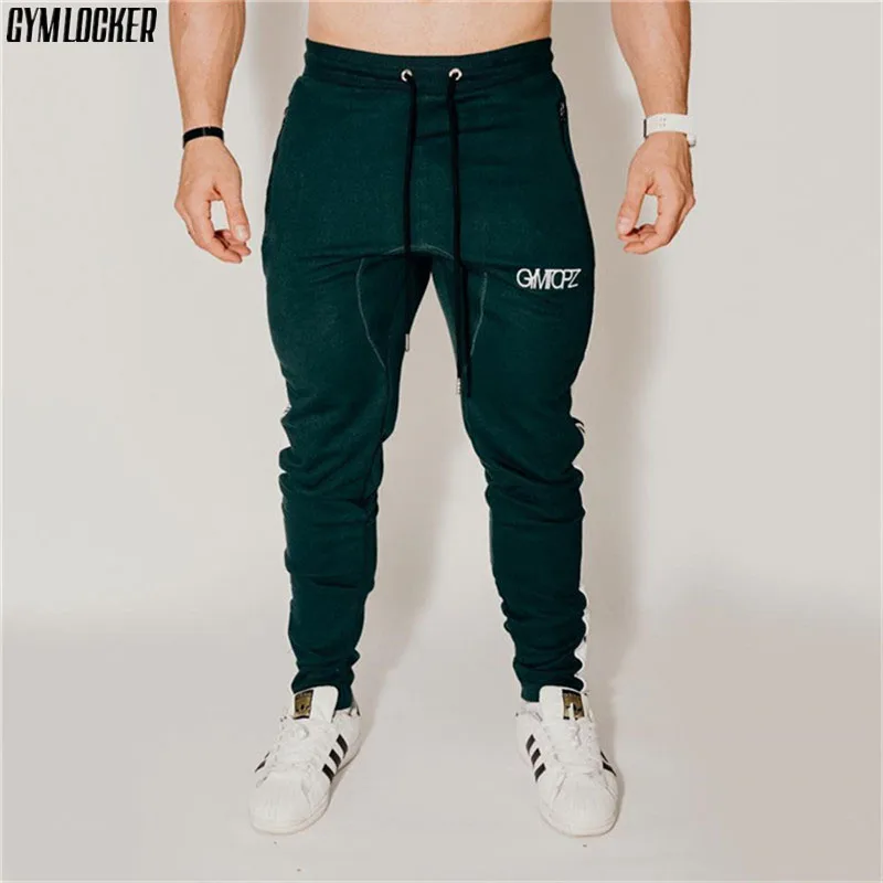 GYMLOCKER men clothes 2018 joggers sweatpants pants Men's Fitness slim