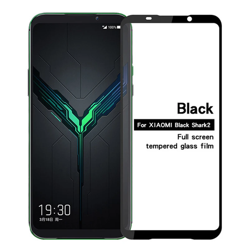 3D закаленное стекло с высоким содержанием алюминия для Xiaomi Black Shark 2 полноэкранная
