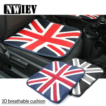 

NWIEV 1X England British style pattern cushion Plush and 3D breathable For VW Polo Golf 4 5 7 6 Passat B6 Hyundai Tucson Solaris