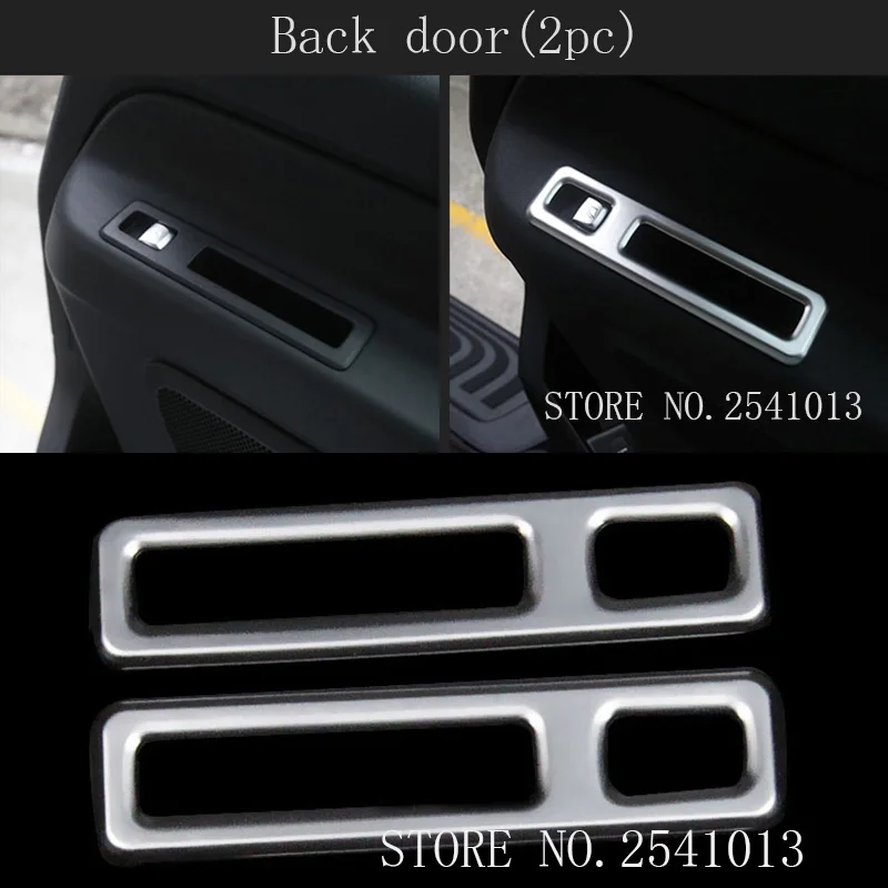 DEE Accessories for Mercedes-Benz VITO 2016 2017 Back Door Interior Window Lifter Switch Buttons Panel Trim Strip Chrome | Автомобили и