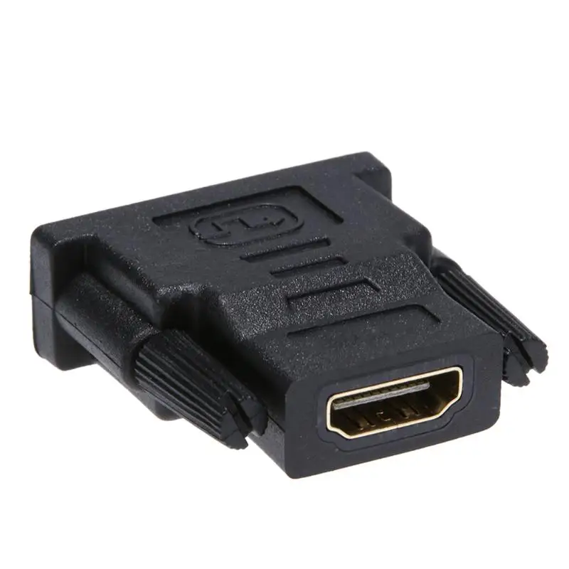 Alloyseed DVI HDMI адаптер позолоченный HDMI Женский к DVI 24+ 1Pin Мужской конвертер разъем для ПК HDTV монитор видео дисплей