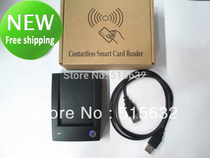 New ID-10 125Khz EM4100 RFID Proximity ID Cards / Smart Card USB Reader new security black usb rfid id reader proximity smart 125khz em4100 card read free shipment
