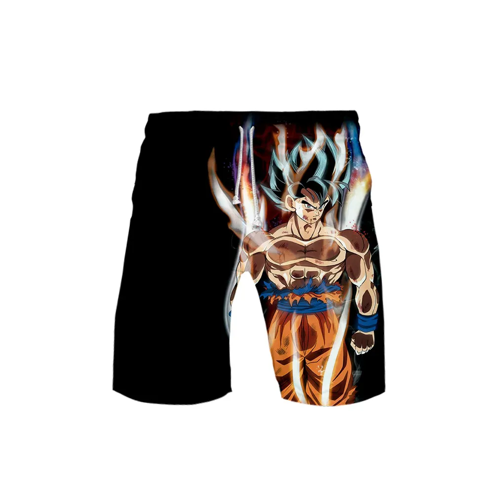 

Mens 3D Dragon ball GOKU 3D Board Shorts Trunks Summer New Quick Dry Beach Swiming Shorts Men Harajuku Short Pants Beach clothes