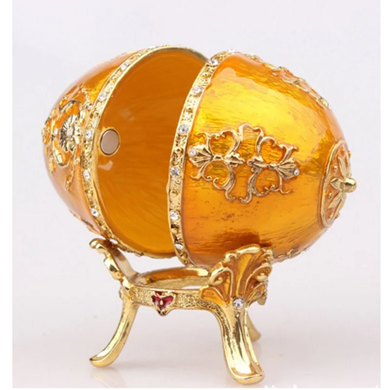 Пасхальное яйцо faberge, шкатулка для украшений, винтажное украшение, свадебные металлические изделия, подарок на день рождения для нее, рождественские подарки
