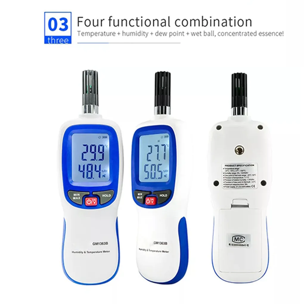 Wintact WT83 WT83B Bluetooth цифровой измеритель температуры и влажности термометр гигрометр тестер температуры