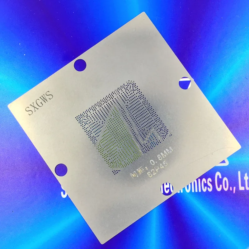 Трафарет 80*80 мм AC82P45 SLB7Z SLB8C AC82Q43 SLB88 AC82P43 SLB89 AC82G41 SLGQ3 BGA | Электронные компоненты и