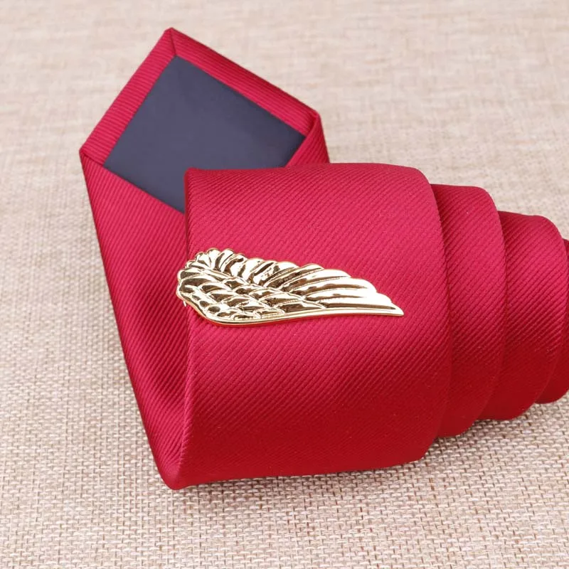 051 Gold Wing Mdiger медный Мужской зажим для галстука в форме листа/крыла/рыбы/Tabocco, мужские аксессуары, высокое качество, вечерние Зажимы для галстука - Окраска металла: 051 Gold Wing