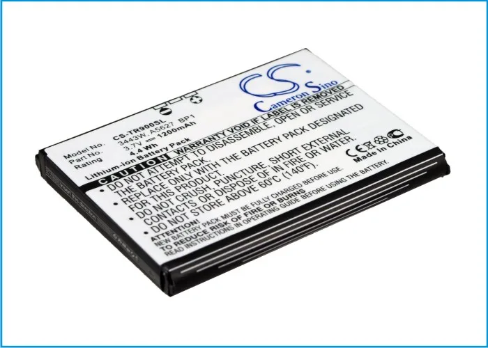 Аккумулятор Cameron Sino 1200 мАч 157-10119-00,3443 Вт, A5627, BP1 для ладони Pre 2, Pre Plus, Treo Pre