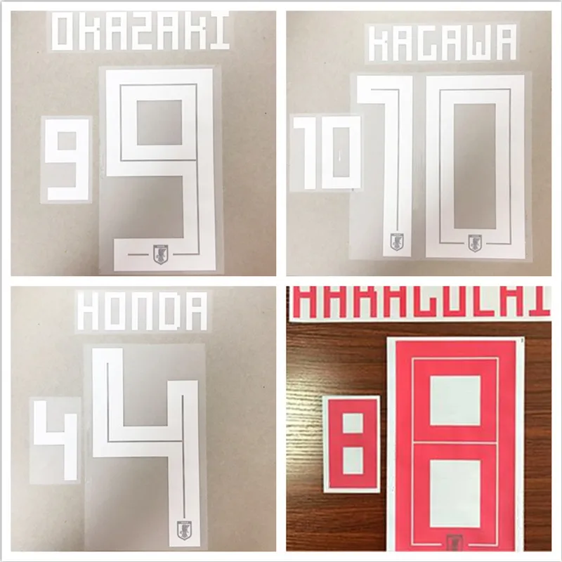 2018 Япония Tsubasa OKAZAKI KAGAWA ENDO NAGATOMO HASEBE KAMAMOTO номер для печати по индивидуальному