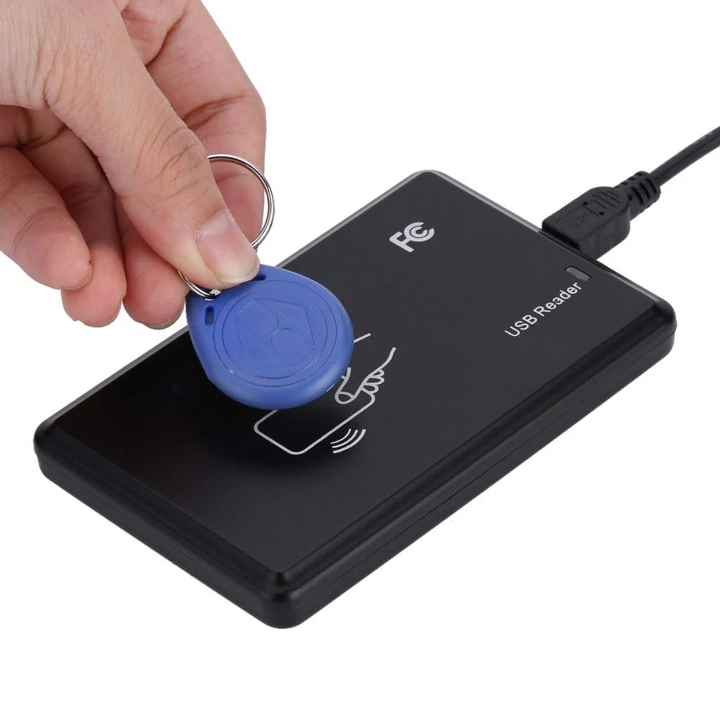 125 khz Programmer RFID Duplicator Copier EM ID Card Reader Writer Copier EM4305 T5577 Keys Cards