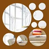 Stickers muraux en 3d grand miroir réel | Autocollant décoratif de salon, décoration de maison, décoration de chambre à coucher ► Photo 1/6