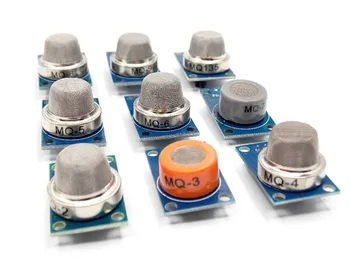 

9pcs/lot Gas Sensor MQ-2 MQ-3 MQ-4 MQ-5 MQ-6 MQ-7 MQ-8 MQ-9 MQ-135 Sensor kit Module