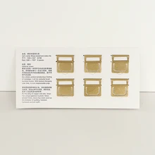 6 шт./компл. Ретро латунь закладка для книги индекс файл Медь металл закладки для магазинов и супермаркетов для Midori путешественника Тетрадь винтажные канцелярские принадлежности