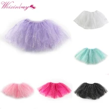 Разноцветная юбка-пачка принцессы для маленьких девочек балетная танцевальная юбка для девочек праздничные платья для дня рождения для детей от 2 до 7 лет