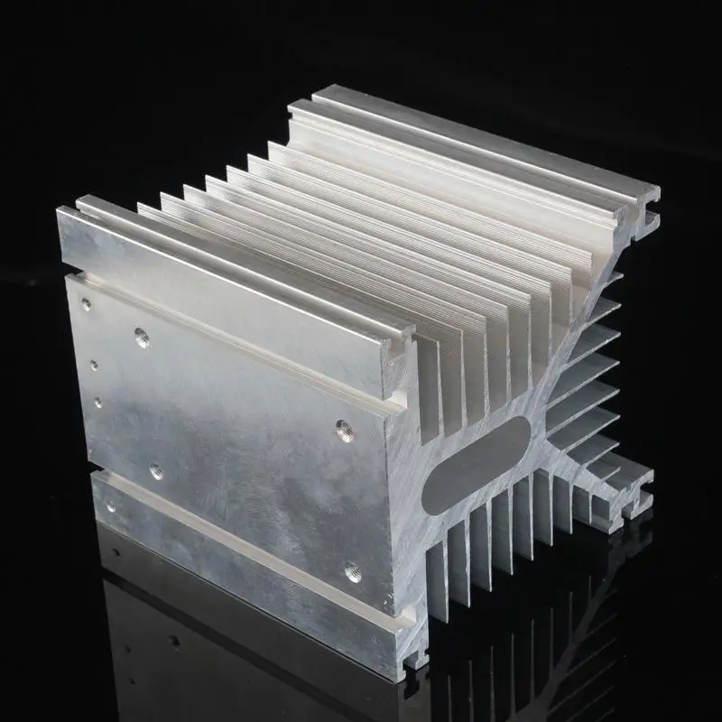 350*125*135mm 55A 600A Aluminum Heatsink For Solid State Relay SSR