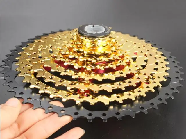 SUNSHINE 9 s 11 50T Золотая кассета скоростной широкий коэффициент Золотой прочный Freewheel