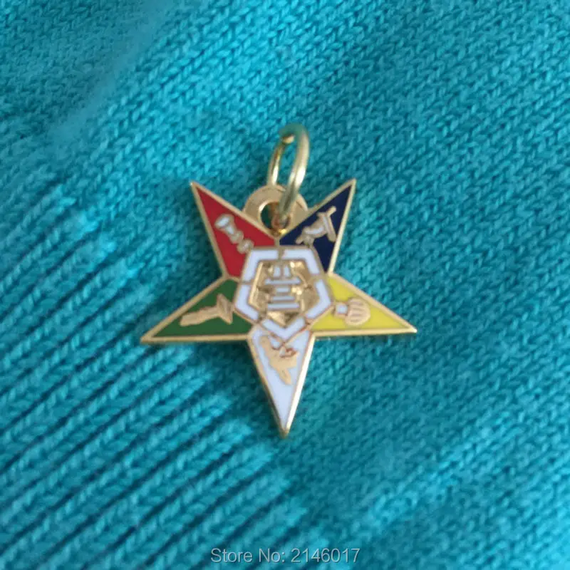 Order Of The Eastern Star Masonic Lapel Pin Pendant Charms Jewel
