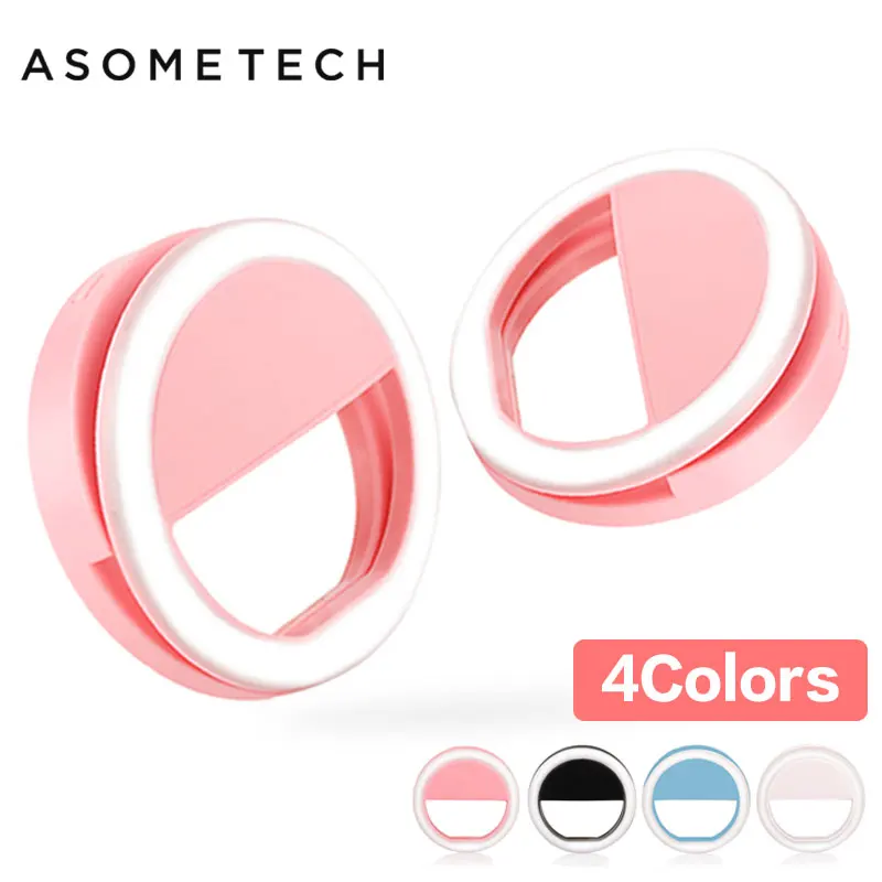 

Phone LED Selfie Ring Flash Light Up Photography Camera Enhancing Beauty Artifact Moblie Clip Universal For iphone Android iPad