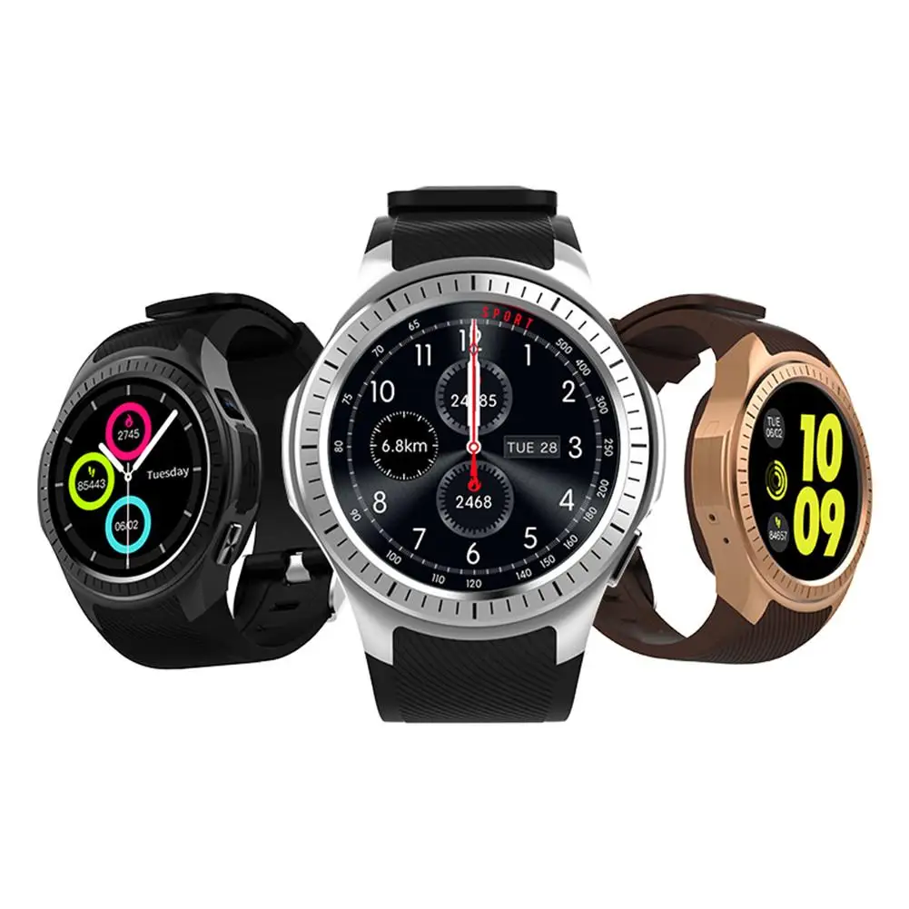 L1 спортивные smart watch для Android ios MTK2503 сердечный ритм 2 г Wi-Fi Bluetooth Вызов 0,2 м Камера TF карты